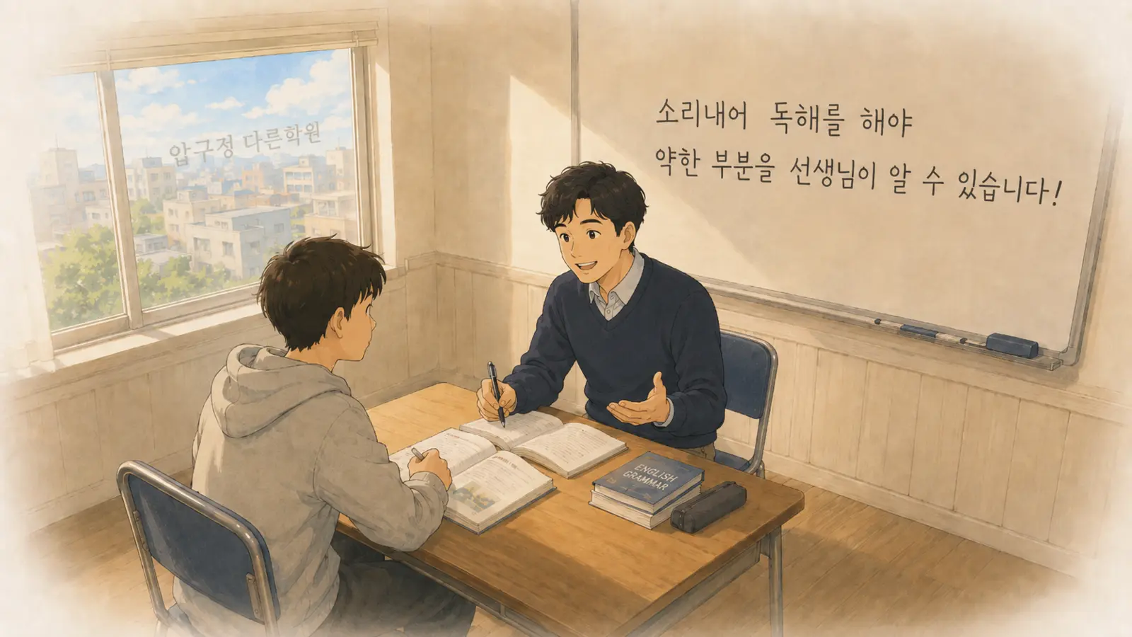 압구정고 영어 내신 학생별 피드백 수업