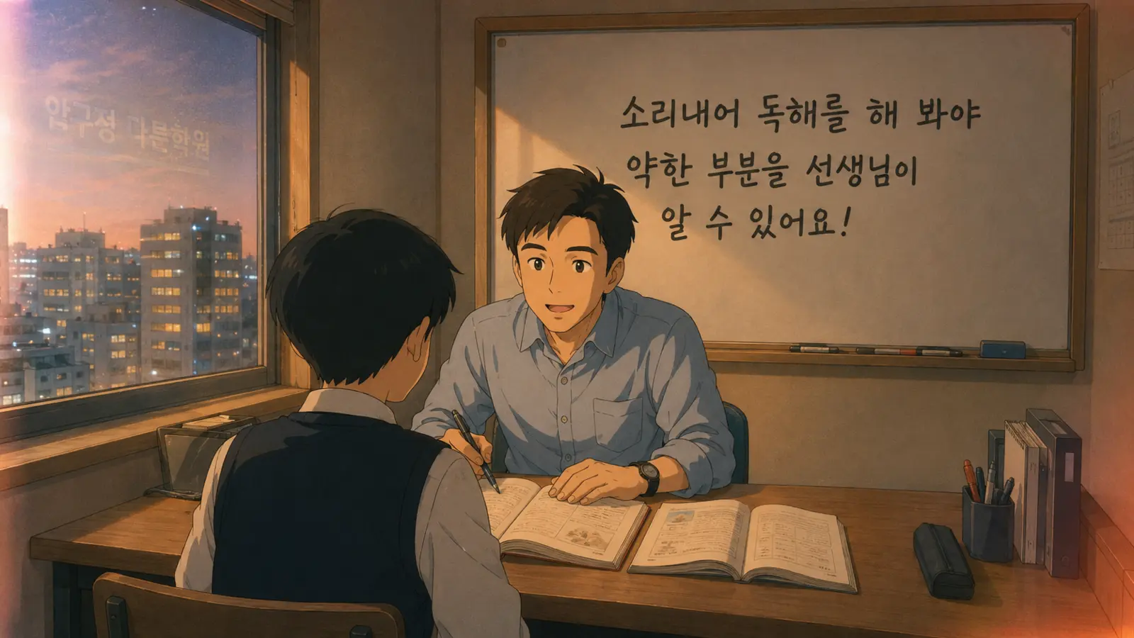 압구정중 영어 내신 학생별 피드백 수업