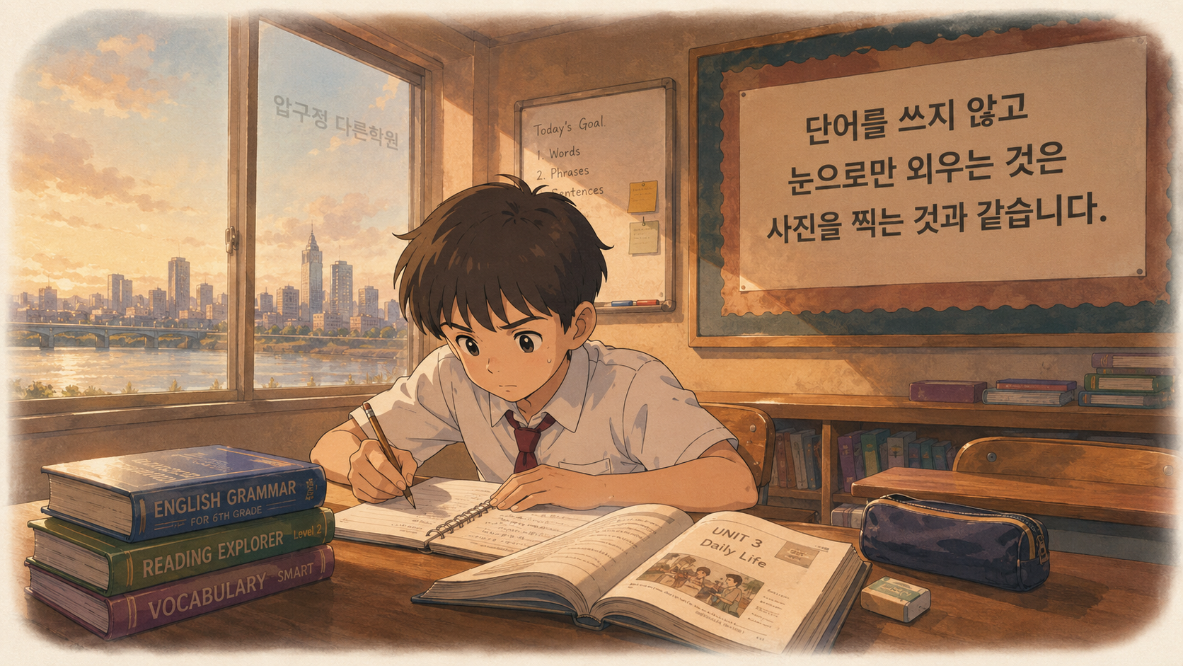 압구정중 영어 내신 기출 분석과 자기 점검