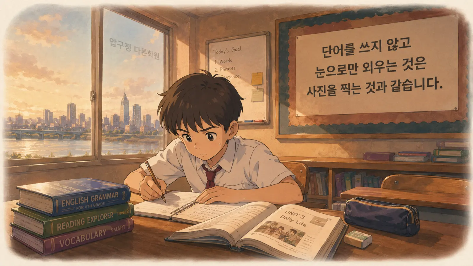 압구정중 영어 내신 기출 분석과 자기 점검
