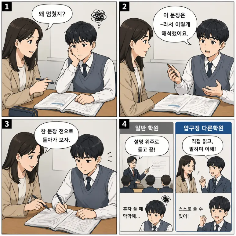 청담고 영어 내신 학습 방식 비교