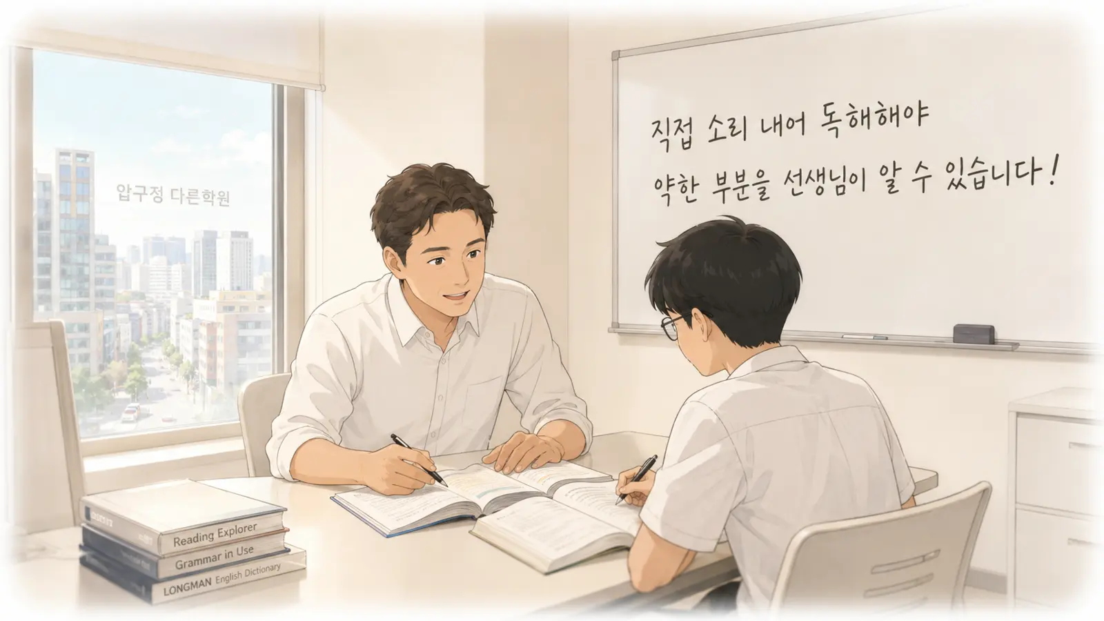 청담고 영어 내신 학생별 피드백 수업