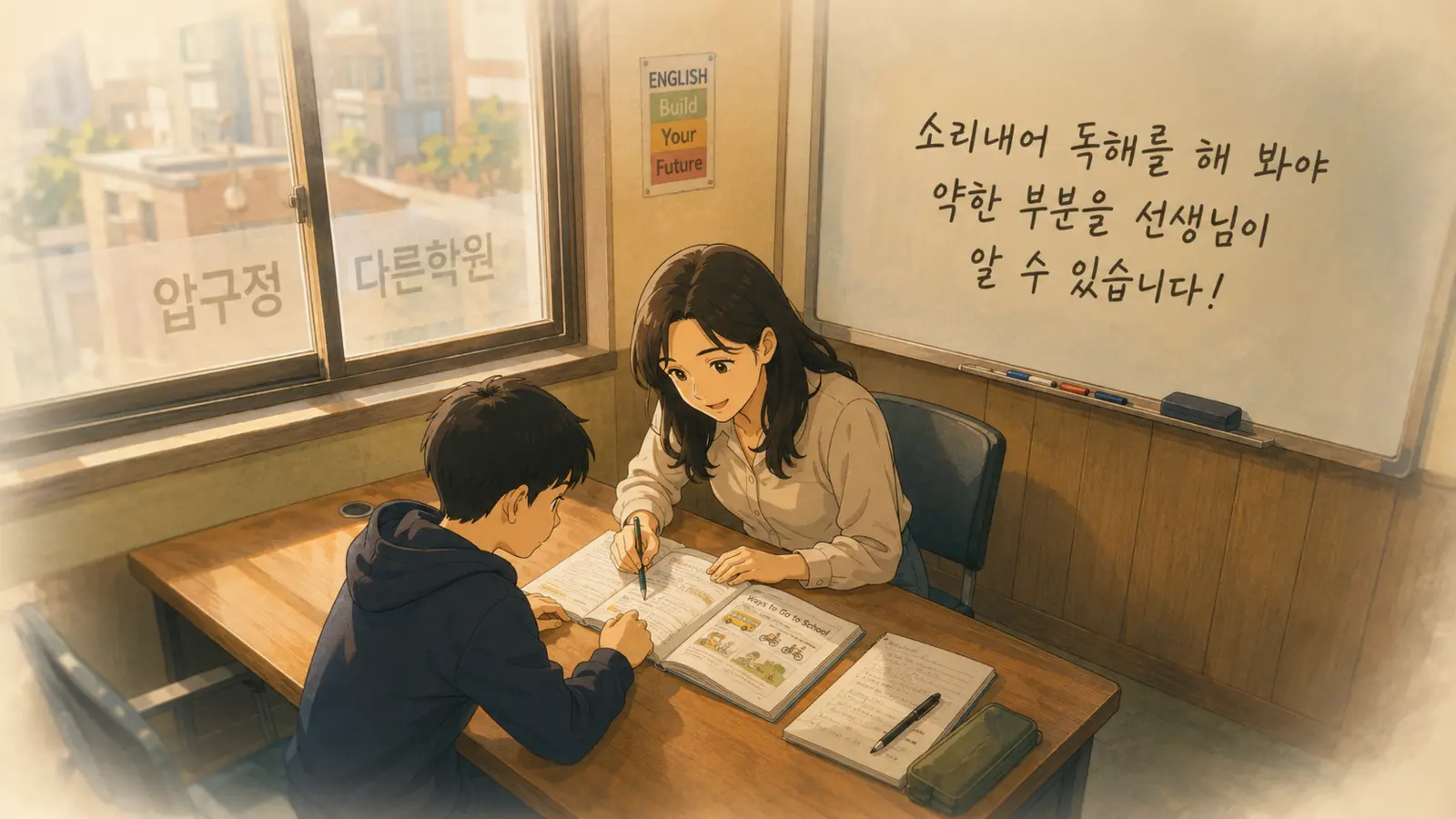 신구중 영어 내신 학생별 피드백 수업