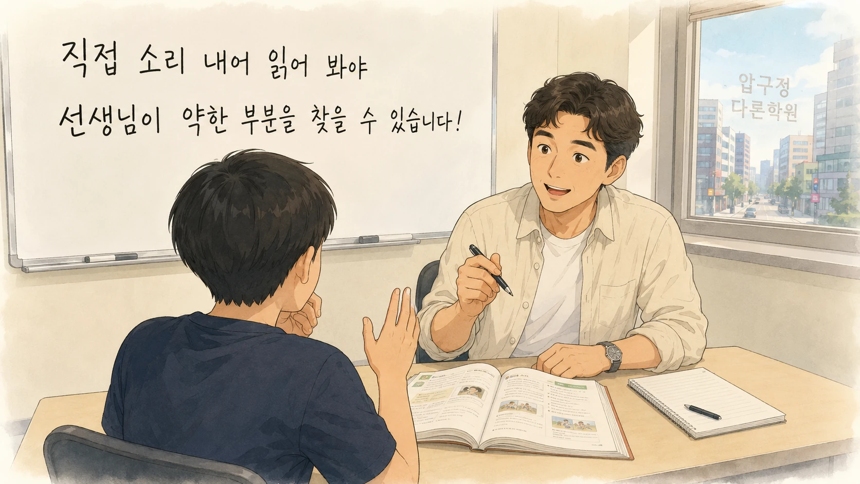 신동중 영어 내신 학생별 피드백 수업