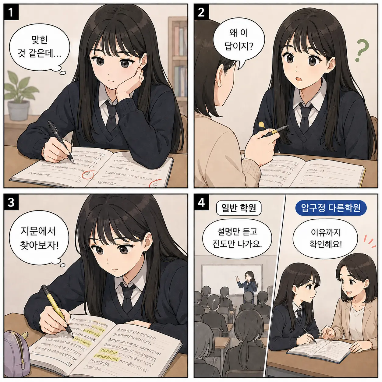 신사중 영어 서답형 대비와 소수정예 학습